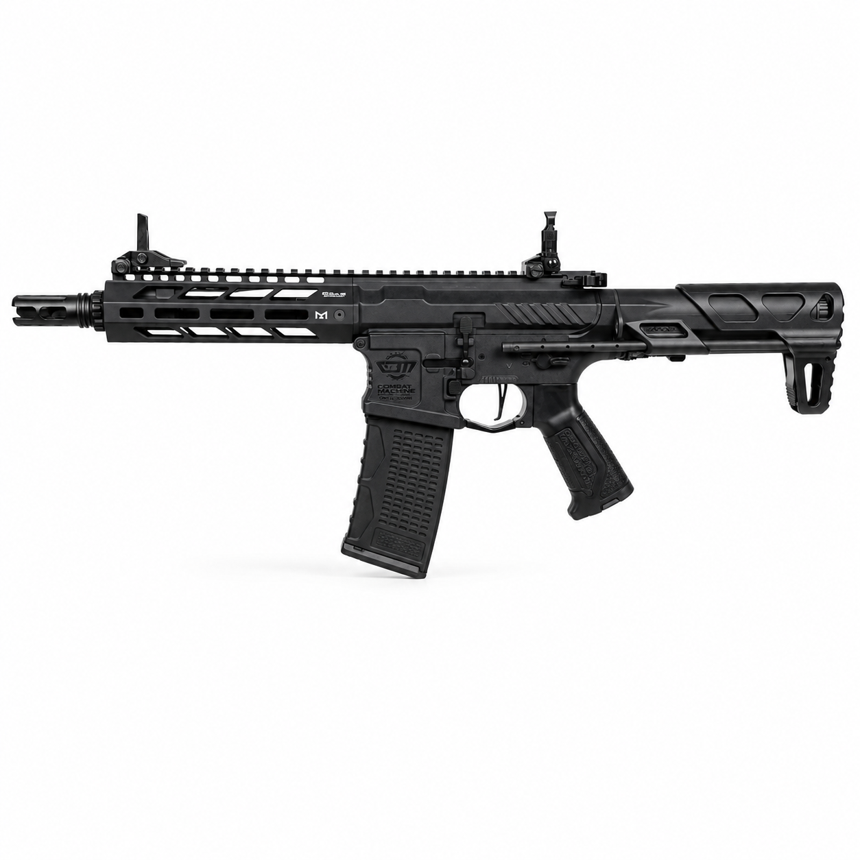 RIFLE DE AIRSOFT ELÉTRICO G&G CM16 SRS 7"M-LOK BLACK 6MM